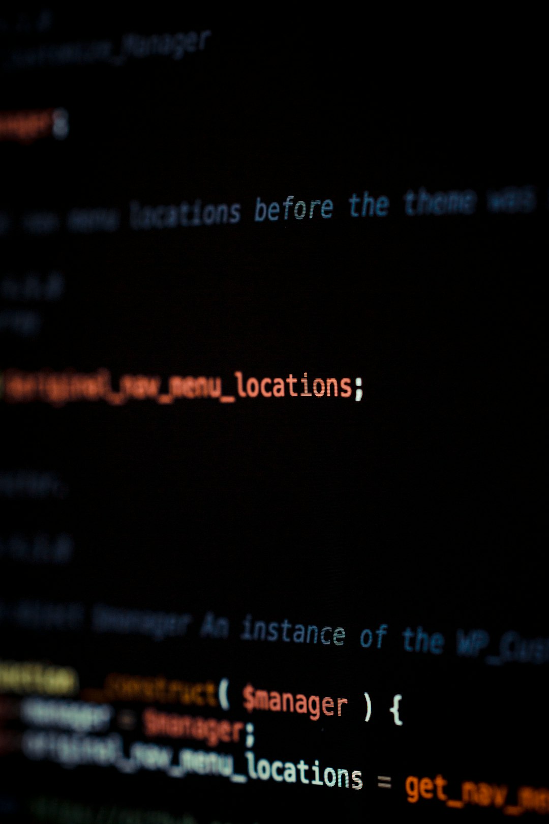 HTML/CSS sourcecode Javascript webdesign code. Made with Canon 5d Mark III and vintage analog lens Leica APO Macro Elmarit-R 2.8 100mm.
